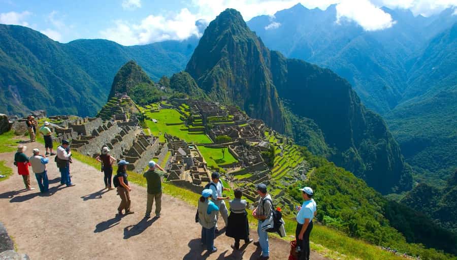 Tour guide in Machu Picchu on Route 2 - What the $13 Price Really Buys