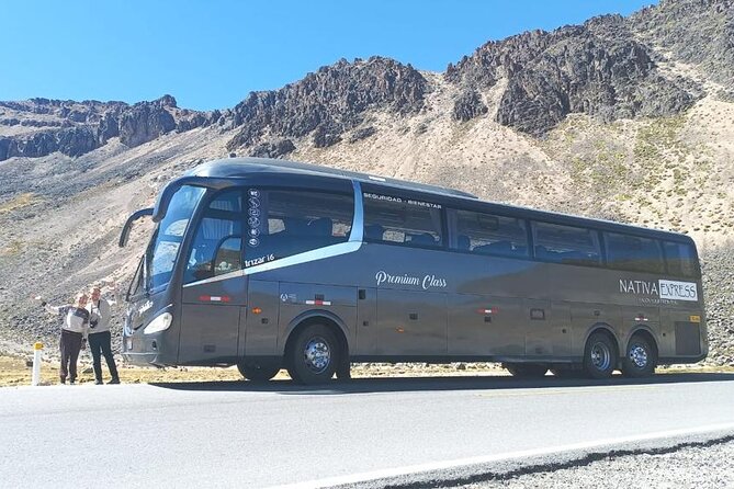 Turist Bus Colca Canyon (Chivay) To Puno - Abra Patapampa and the Mirador de los Andes